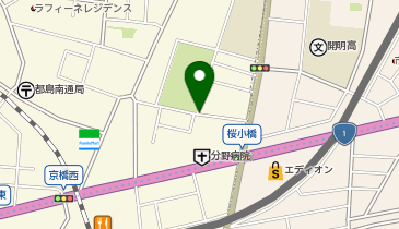 コインパーク東野田町5丁目第2の地図画像