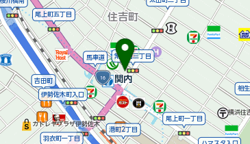 コインパーク関内の地図画像