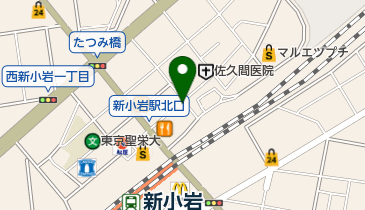 コインパーク東新小岩第3の地図画像