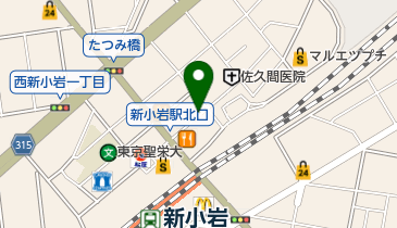 コインパーク東新小岩第4の地図画像