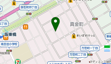 コインパーク真金町第3の地図画像