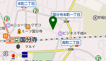 コインパーク国分寺本町2丁目の地図画像