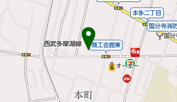 コインパーク国分寺テニス&フットボールパークの地図画像