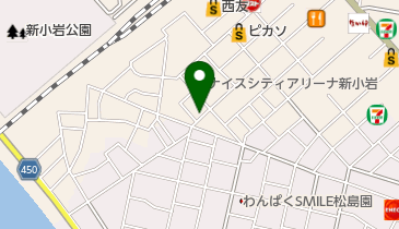 コインパーク新小岩の地図画像