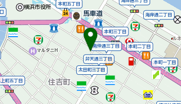 コインパーク南仲通4丁目の地図画像
