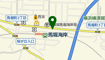 ショウワパーク馬堀海岸(ネコの目システム)の地図画像