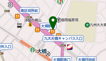パーク大橋駅前CJ(ネコの目システム)の地図画像