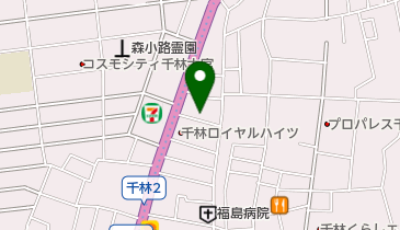 ショウワパーク千林(ネコの目システム)の地図画像