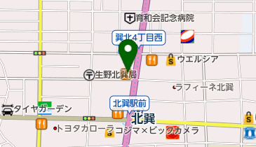 パーク大阪生野巽(ネコの目システム)の地図画像