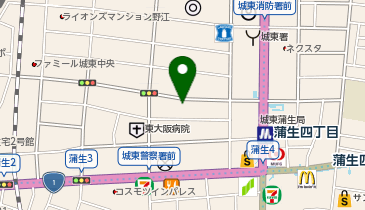 ショウワパーク中央1丁目(ネコの目システム)の地図画像