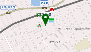 ショウワパーク洗足池(ネコの目システム)の地図画像