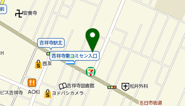 ショウワパーク吉祥寺東町(ネコの目システム)の地図画像