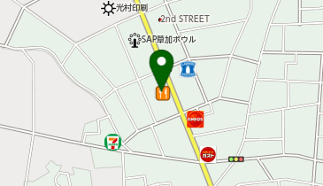 パーク草加松江CJ(ネコの目システム)の地図画像