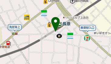 パーク長原駅前(ネコの目システム)の地図画像