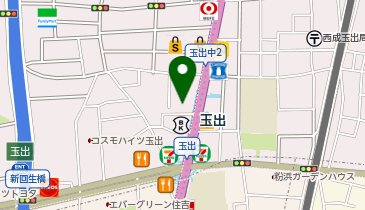 パーク玉出駅前第2(ネコの目システム)の地図画像