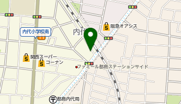 ショウワパーク内代第2(ネコの目システム)の地図画像