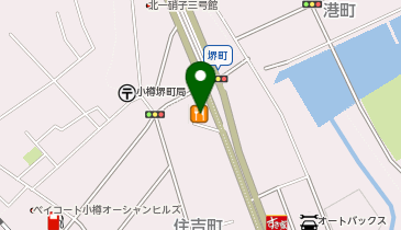 ショウワパーク小樽メルヘン交差点前(ネコの目システム)の地図画像
