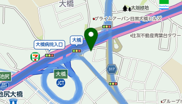 ショウワパーク大橋(ネコの目システム)の地図画像