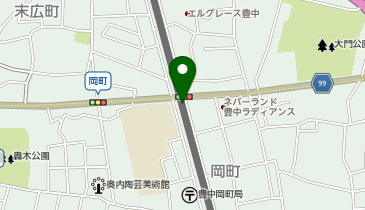パークサイゼリヤ阪急岡町駅店(ネコの目システム)の地図画像
