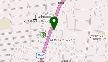 ショウワパーク千林第3(ネコの目システム)の地図画像