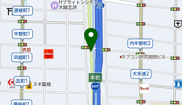 ショウワパーク平野町1丁目(ネコの目システム)の地図画像