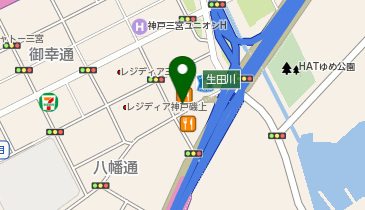 パーク神戸磯上通(ネコの目システム)の地図画像