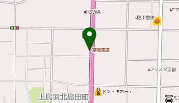 キョウテク 上鳥羽堀子町パーキングの地図画像