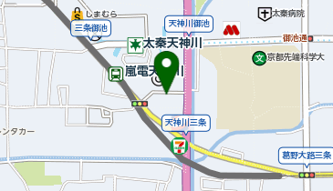 キョウテク 天神川三条2パーキングの地図画像