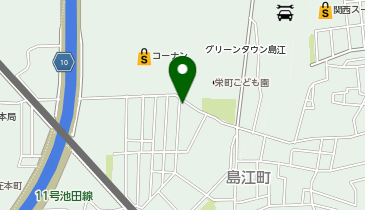 キョウテク 島江住宅南パーキングの地図画像