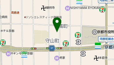キョウテク 麩屋町御池パーキングの地図画像