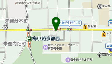 キョウテク 七条壬生川パーキングの地図画像