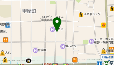 キョウテク 麩屋町錦市場北パーキングの地図画像