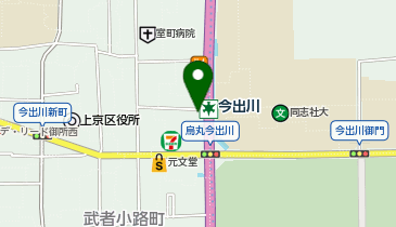 キョウテク 同志社前パーキングの地図画像