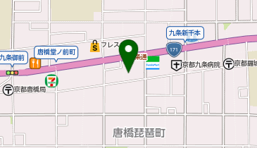 キョウテク 唐橋羅城門町パーキングの地図画像