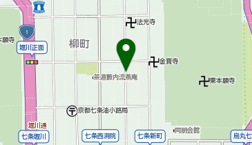 キョウテク 東本願寺西パーキングの地図画像
