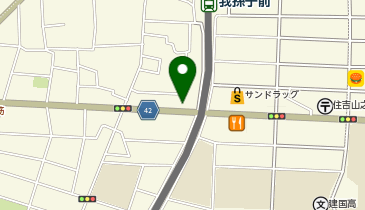 キョウテク 南海我孫子前駅パーキングの地図画像