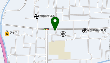 キョウテク 太子道二条パーキングの地図画像