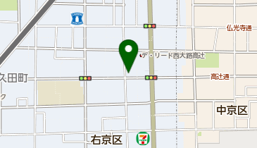 キョウテク 西院西平町パーキングの地図画像
