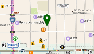 キョウテク 高倉錦パーキングの地図画像