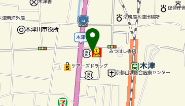 キョウテク 京都銀行木津支店パーキングの地図画像