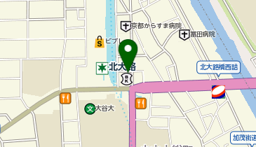 キョウテク 滋賀銀行北大路支店パーキングの地図画像