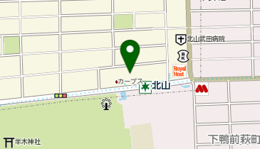 キョウテク 地下鉄北山駅前パーキングの地図画像