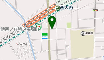 キョウテク JR西大路駅前パーキングの地図画像
