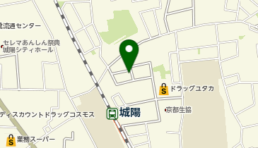 キョウテク JR城陽駅前パーキングの地図画像