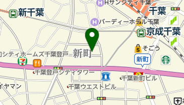 パークネット千葉新町第5の地図画像