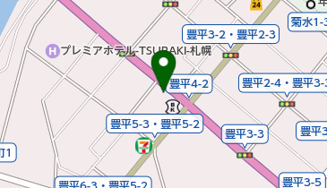 パークネット札幌豊平4条2丁目の地図画像