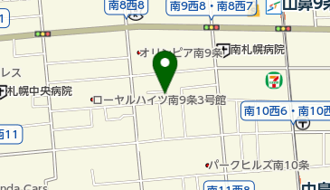 パークネット札幌南9西8の地図画像