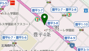 パークネット札幌豊平4条7丁目の地図画像