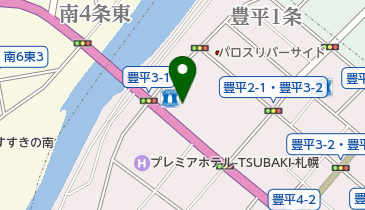 パークネット札幌リバーバンクの地図画像