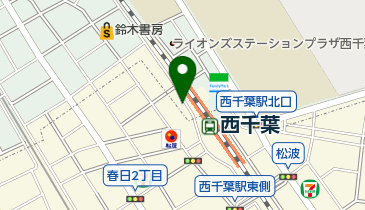 パークネット西千葉駅前の地図画像